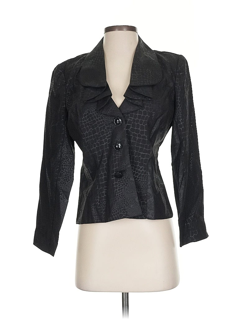 Pre-owned T. Milano Blazer Jacket In Black