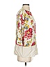 J.Jill 100% Rayon Floral Ivory 3/4 Sleeve Blouse Size XS - photo 4