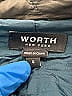 Worth New York 100% Nylon Argyle Gray Jacket Size 6 - photo 6