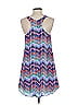 Aqua 100% Polyester Chevron-herringbone Blue Casual Dress Size S - photo 2