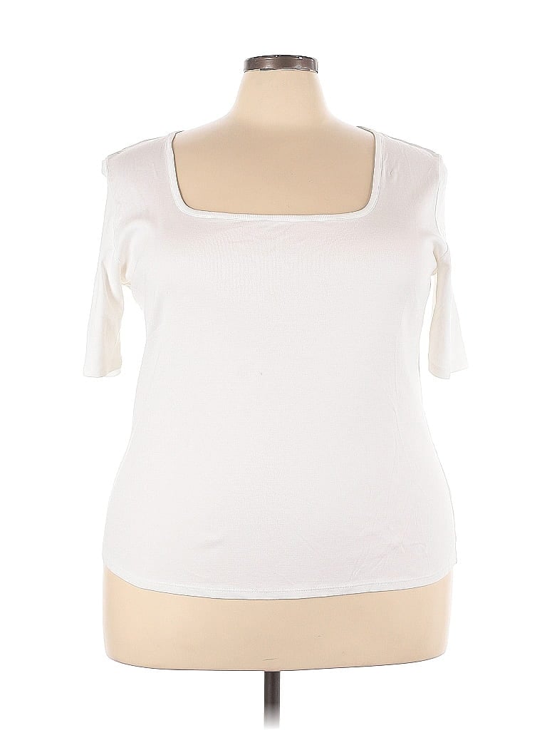 Pre-owned Vince Short Sleeve T-shirt In White