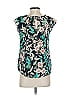 Lauren Conrad 100% Polyester Teal Short Sleeve Blouse Size XS - photo 2