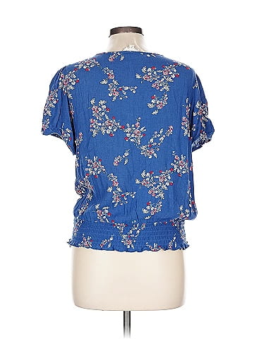 Pink Rose Short Sleeve Blouse (view 2)