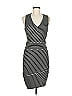 Robert Rodriguez Stripes Black Casual Dress Size 8 - photo 1