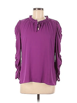 マイカアンドディール MICA&DEAL volume sleeve blouse （PURPLE） Used Purple Blouses On Sale Up To 90% Off | ThredUp