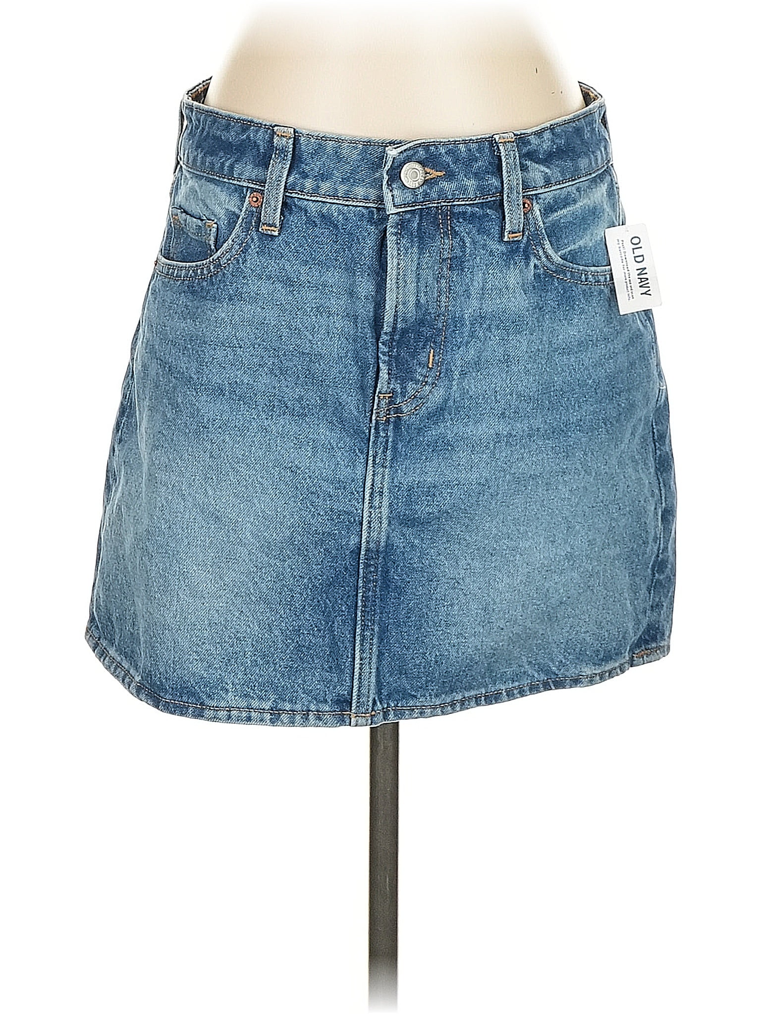Old Navy 100% Cotton Blue Denim Skirt Size 4