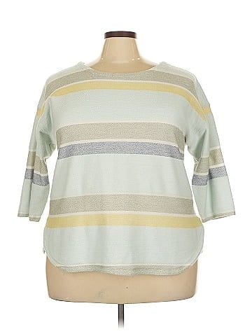 T by Talbots 3/4 Sleeve Top (view 1)