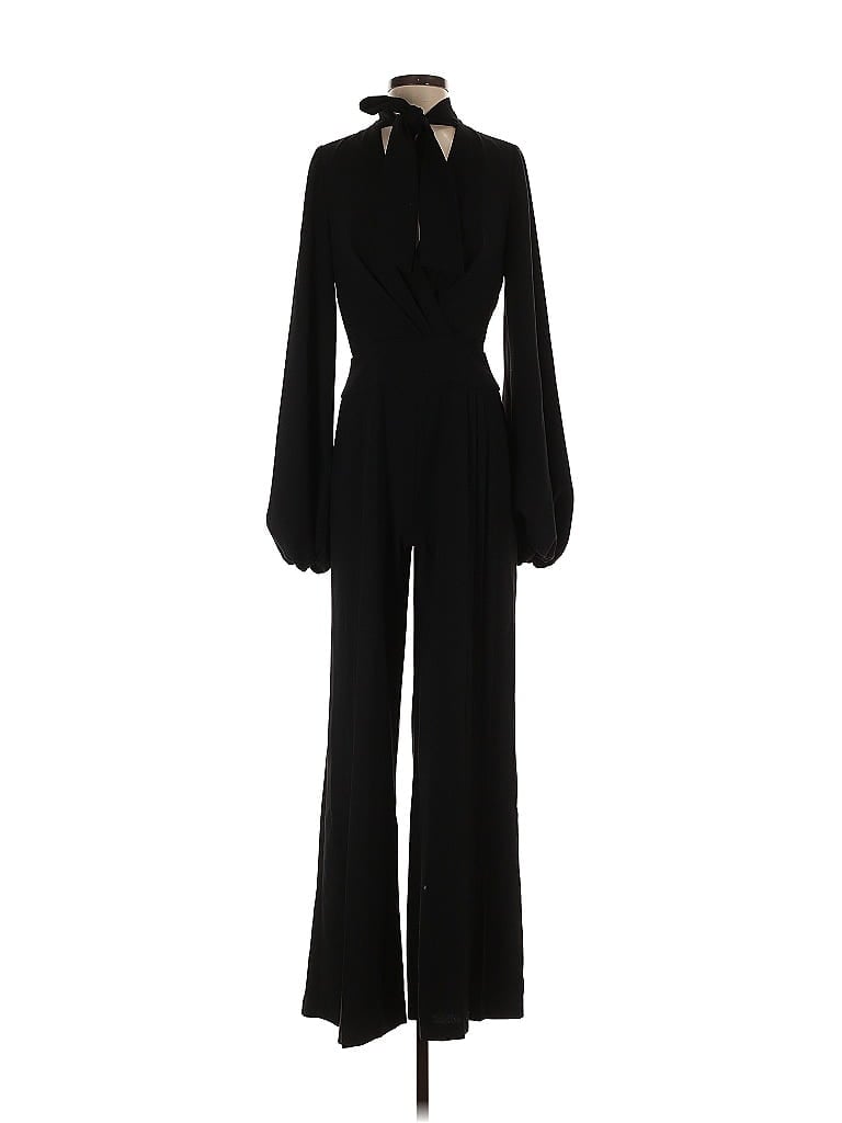 ML Monique Lhuillier Black Jumpsuit Size 6 - photo 1