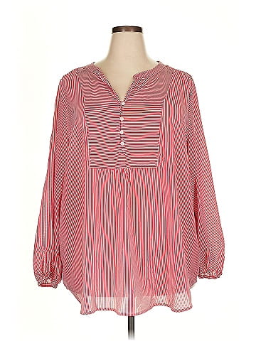 Liz Claiborne Long Sleeve Blouse (view 1)