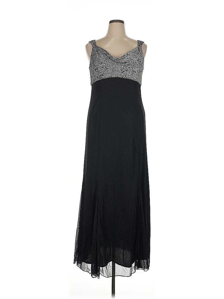 Alex Evenings Black Cocktail Dress Size 16 - photo 1