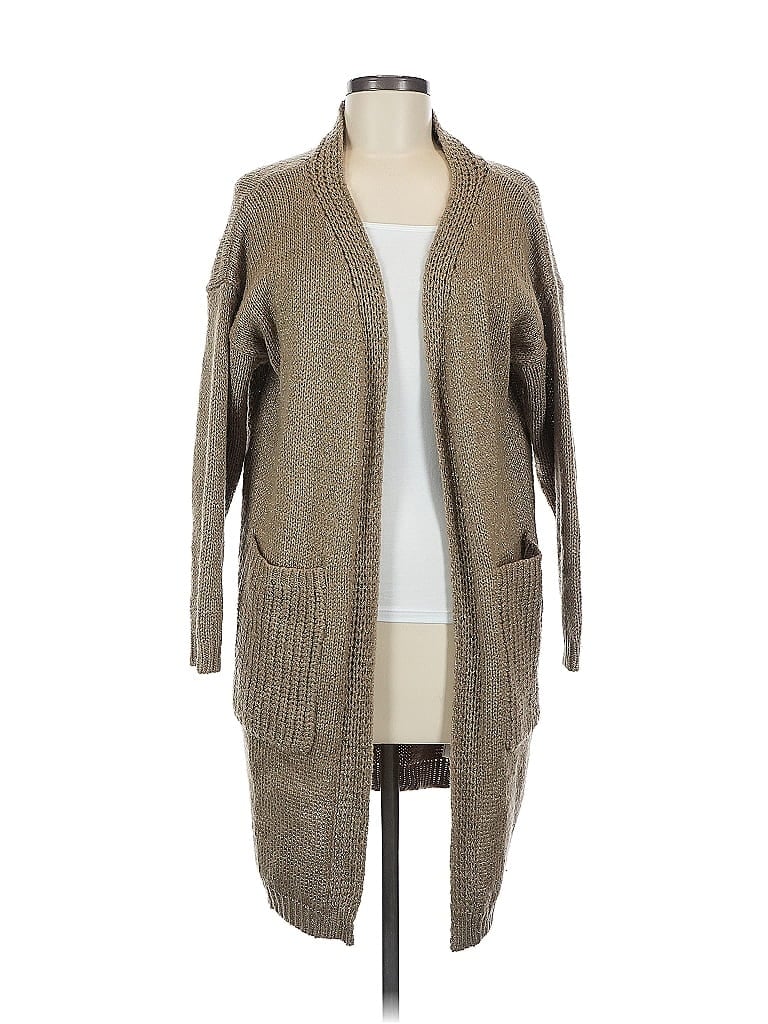 Pre-owned Molly Bracken Cardigan Sweater In Brown