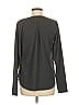 Hale Bob Brown Long Sleeve Silk Top Size M - photo 2