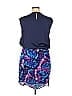 MICHAEL Michael Kors 100% Polyester Graphic Blue Cocktail Dress Size 16 - photo 2