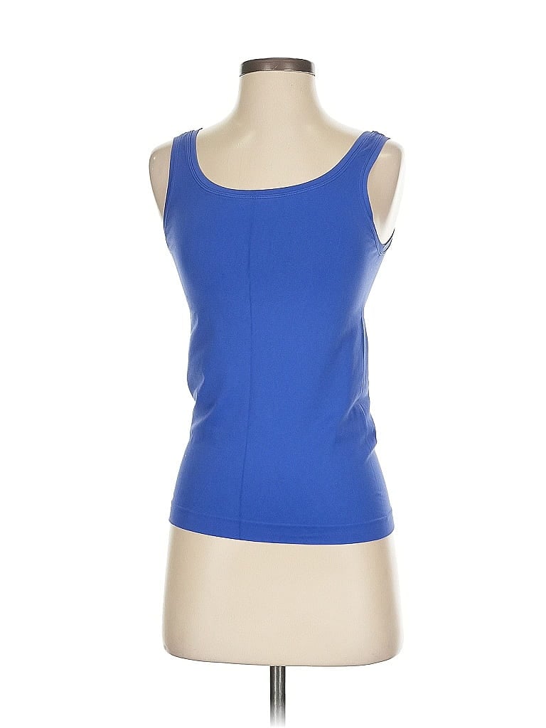 Pre-owned Soma Tank Top Blue Strapless Neckline Tops