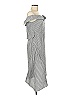 Intermix Stripes Gray Casual Dress Size M - photo 4