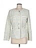 Doncaster Collection Stripes Ivory Blazer Size 8 - photo 1