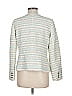 Doncaster Collection Stripes Ivory Blazer Size 8 - photo 2
