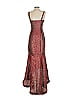 ML Monique Lhuillier Burgundy Cocktail Dress Size 2 - photo 2