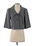 Trina Turk Tweed Gray Wool Blazer Size 2 - photo 1