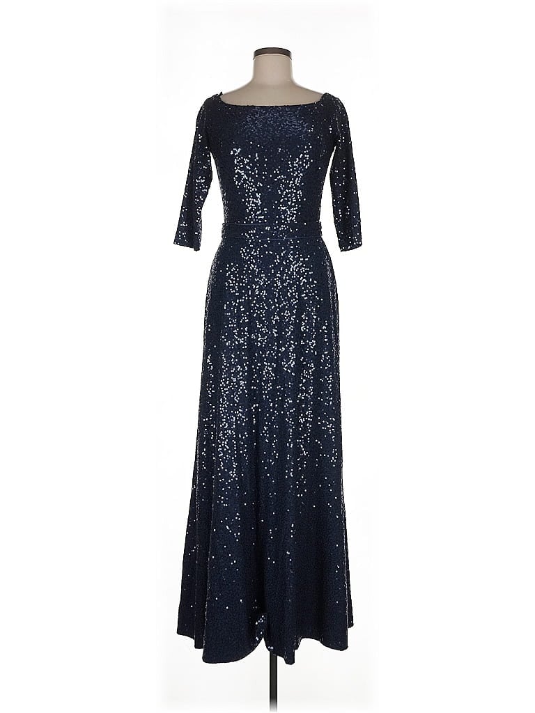 David Meister Blue Cocktail Dress Size 6 - photo 1