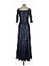 David Meister Blue Cocktail Dress Size 6 - photo 2