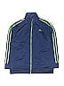 Adidas 100% Polyester Blue Track Jacket Size 7 (big kids) - photo 1