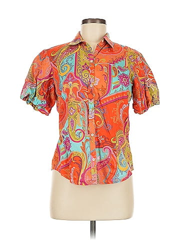 Lauren by Ralph Lauren Short Sleeve Blouse (view 1)