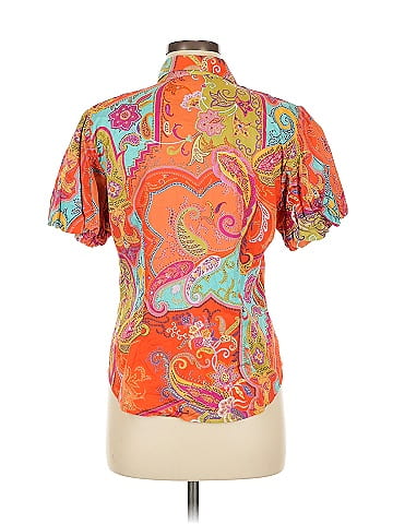 Lauren by Ralph Lauren Short Sleeve Blouse (view 2)