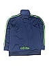 Adidas 100% Polyester Blue Track Jacket Size 7 (big kids) - photo 2