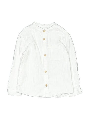 Zara Baby Long Sleeve Button-Down Shirt (view 1)