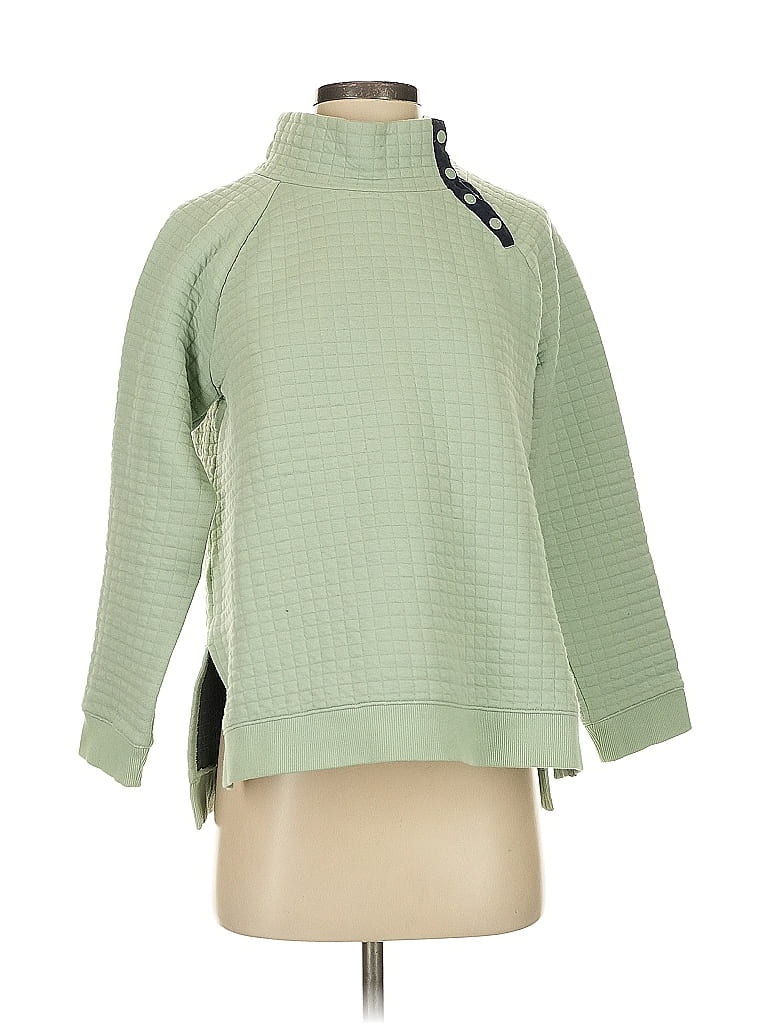 T by Talbots 100% Cotton Green Turtleneck Sweater Size S - photo 1