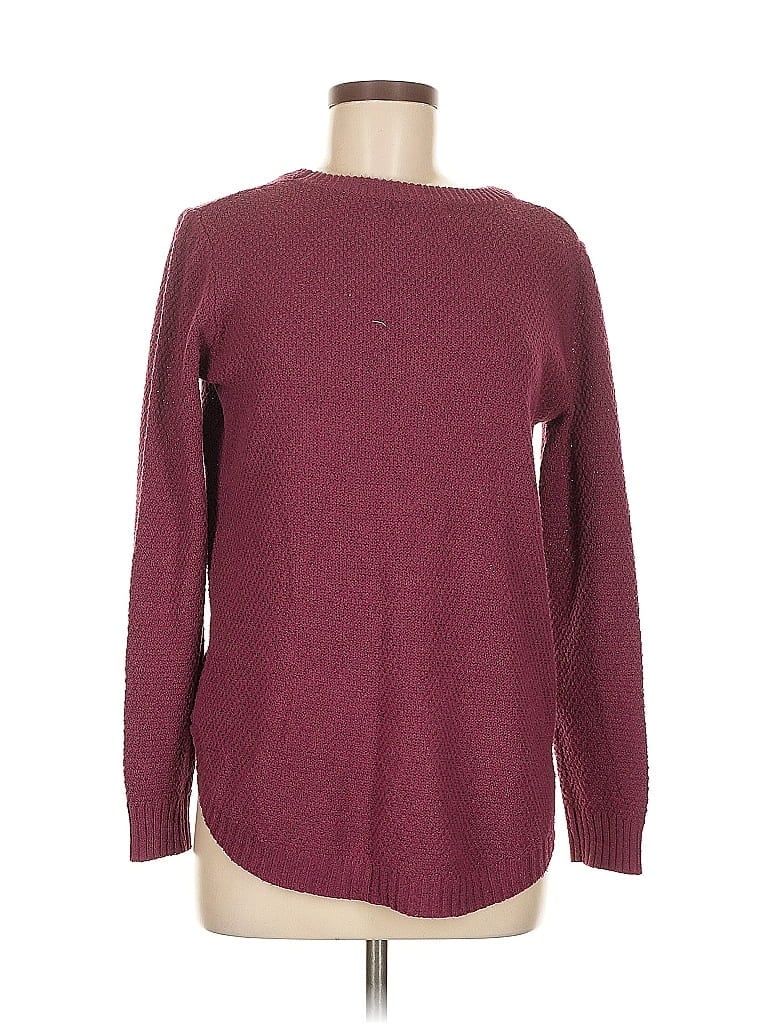 Pink Clover 100% Polyester Burgundy Pullover Sweater Size M - photo 1