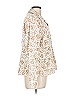 Christopher & Banks Paisley Ivory Tan Floral Pattern Stretch Jacket Size L - photo 4