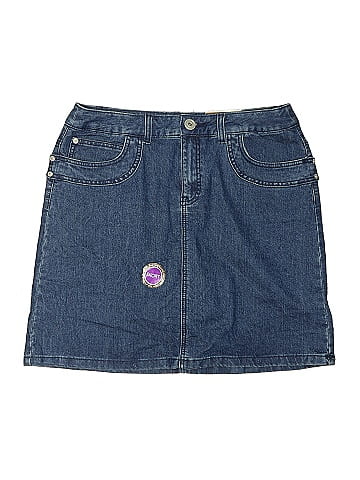 Christopher & Banks Denim Skirt (view 1)