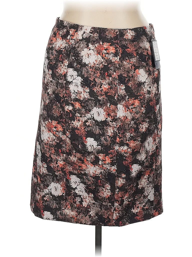 Pre-owned Doncaster Collection Formal Skirt In Brown