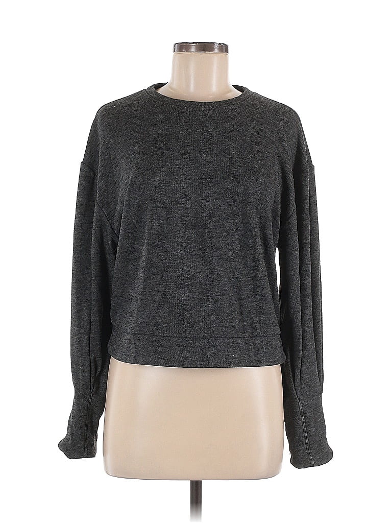 Pre-owned Express Pullover Sweater In Gray