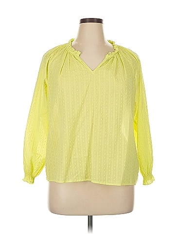J.Crew Factory Store 3/4 Sleeve Blouse (view 1)