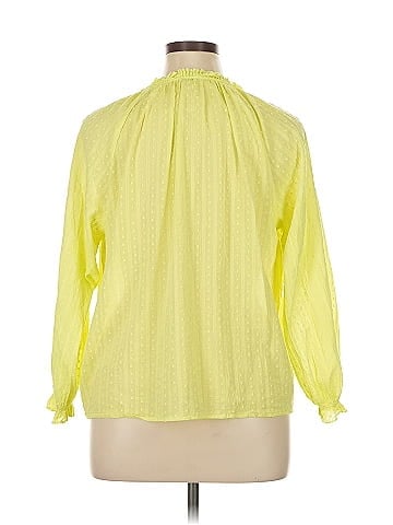 J.Crew Factory Store 3/4 Sleeve Blouse (view 2)