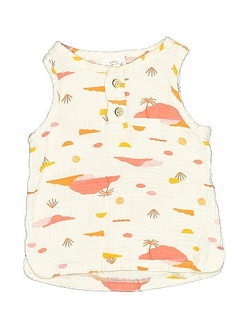 Cat & Jack Sleeveless Henley (view 1)