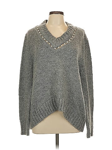 Aqua Pullover Sweater (view 1)