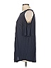 Ann Taylor LOFT Outlet 100% Rayon Blue Sleeveless T-Shirt Size L - photo 5