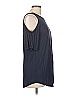 Ann Taylor LOFT Outlet 100% Rayon Blue Sleeveless T-Shirt Size L - photo 4