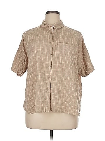 ABLE Short Sleeve Button-Down Shirt (view 1)