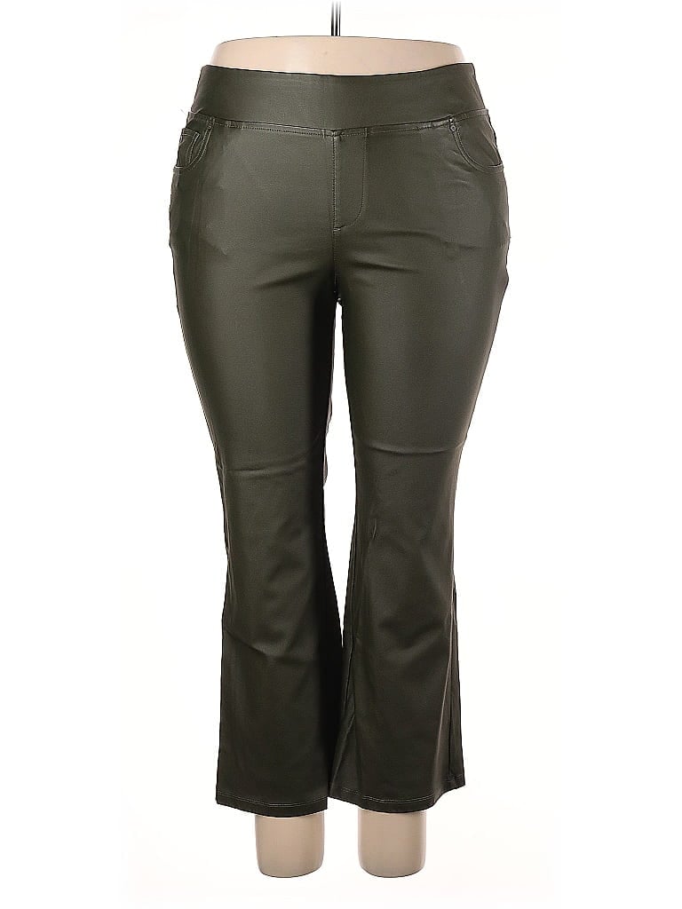 Belle By Kim Gravel Green Active Pants Size 20 - photo 1