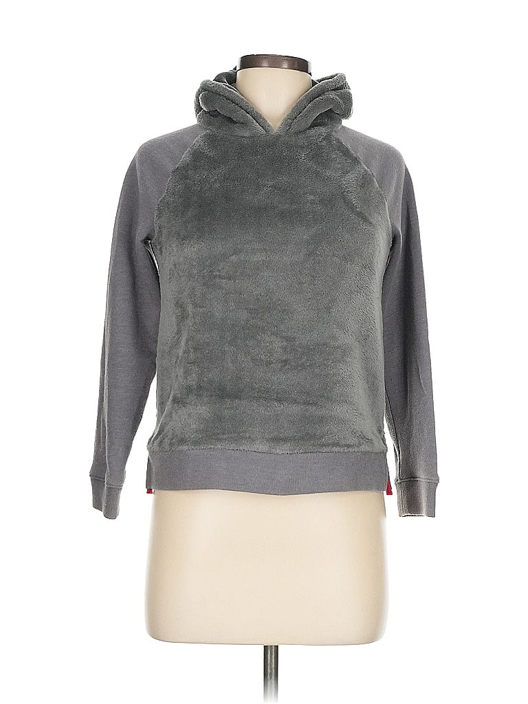 Pre-owned Lands' End Fleece Jacket In Gray