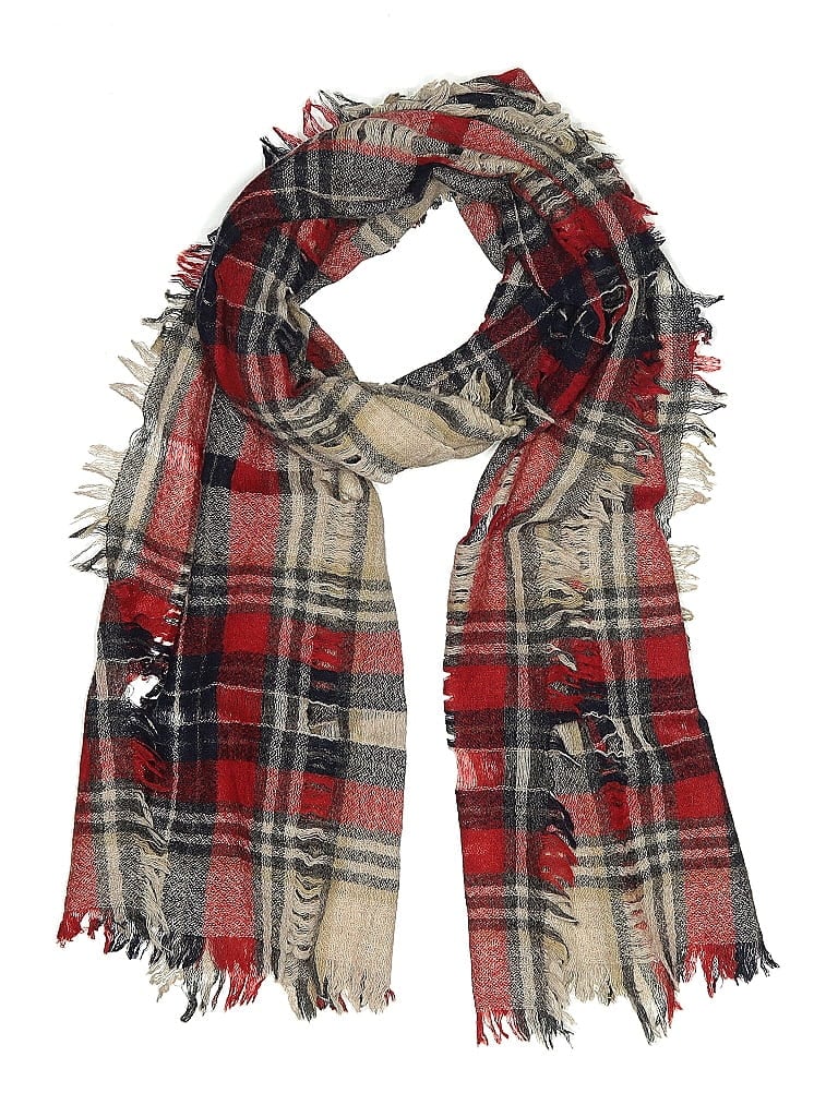 Pre-owned Unbranded Scarf In Red
