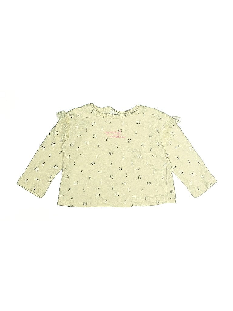 Pre-owned Zara Babies' Long Sleeve T-shirt In Green