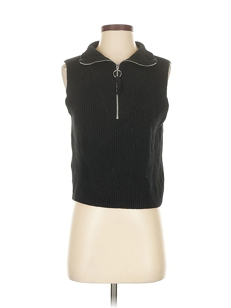 525 America Black Sleeveless Top Size M - photo 1