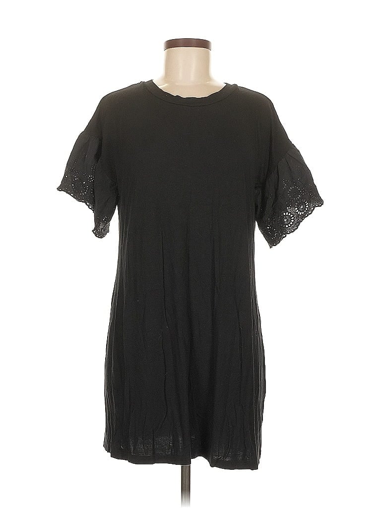 Pre-owned As U Wish Casual Dress In Black