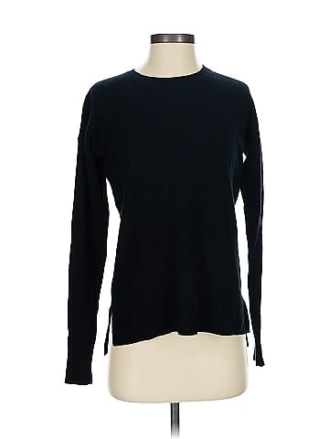 Aqua Cashmere Pullover Sweater (view 1)